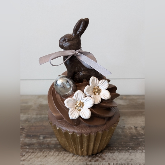Other - Easter Chocolate Bunny Cupcake Decor 6" NEW